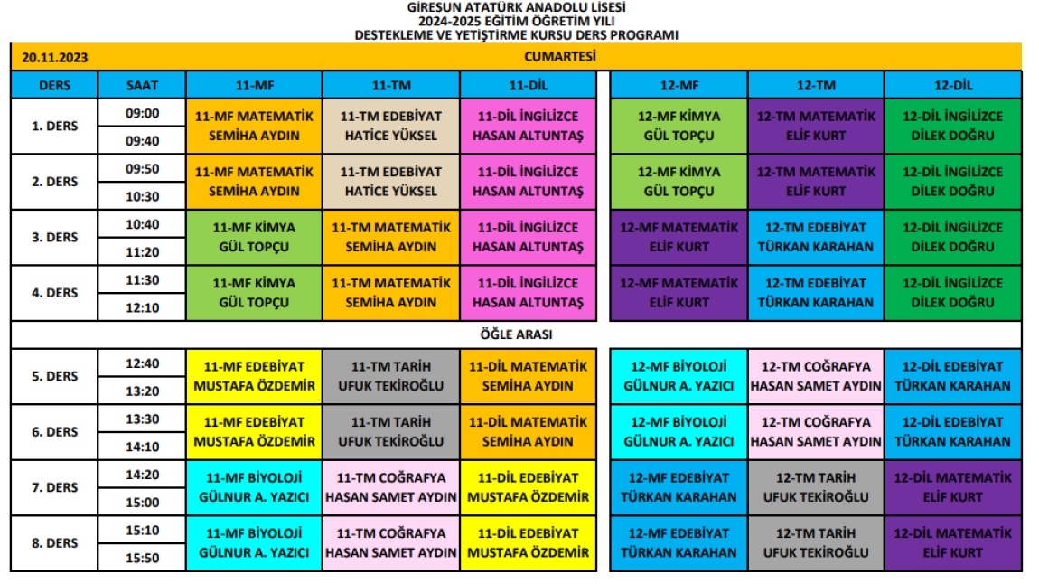 DESTEKLEME VE YETİŞTİRME OKUL KURS PROGRAMI