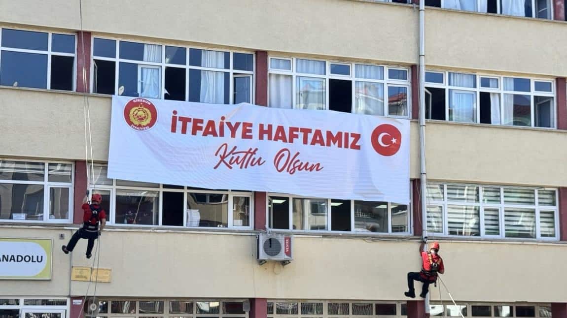 YANGIN SÖNDÜRME VE TAHLİYE TATBİKATI GERÇEKLEŞTİRDİK